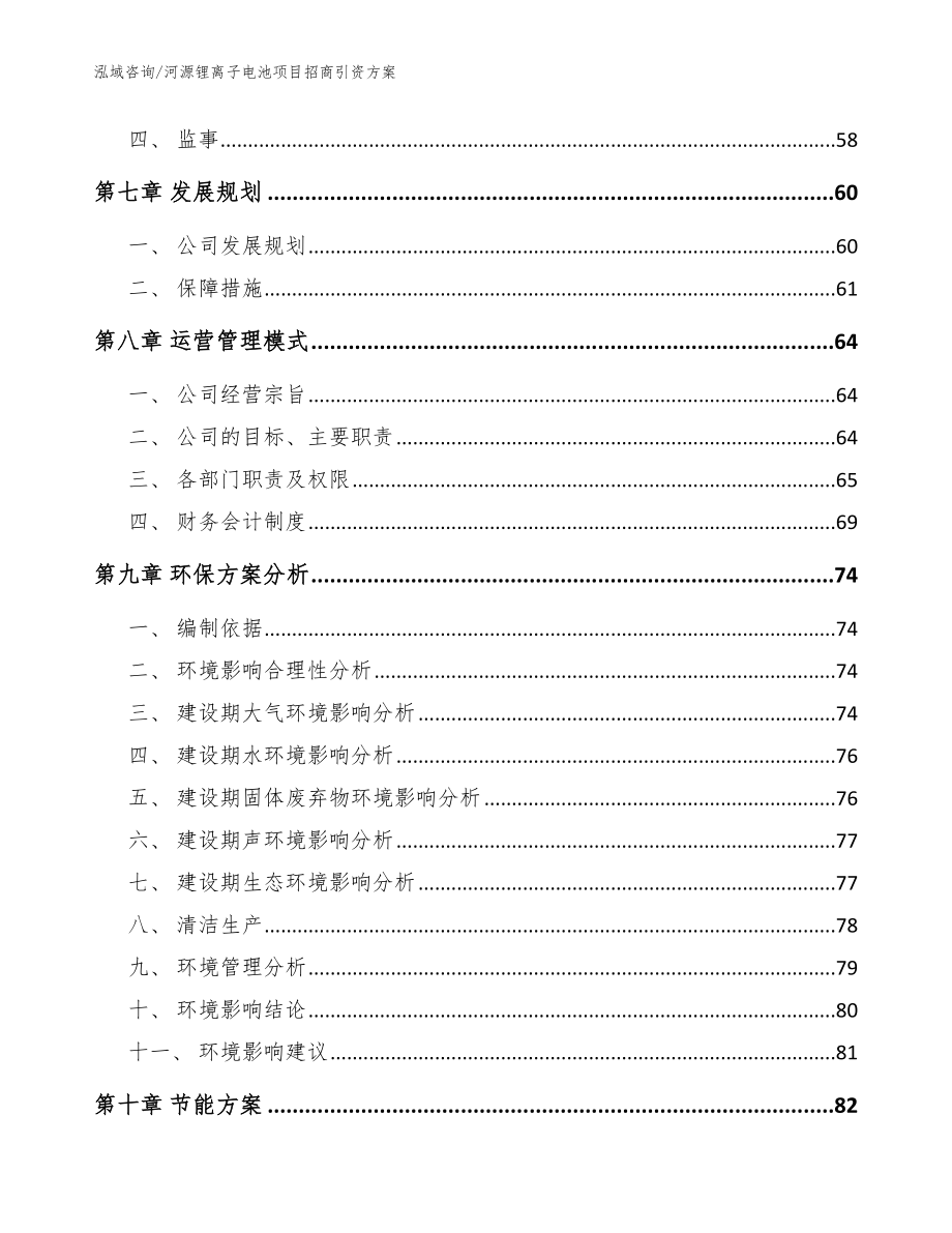 河源锂离子电池项目招商引资方案_模板范本_第4页