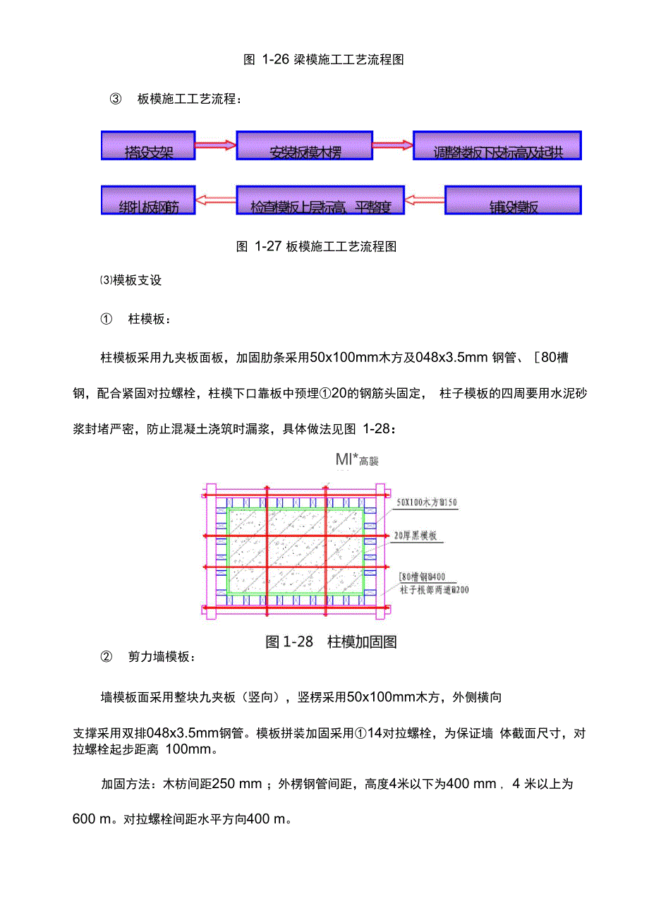 模板工程施工方法及施工工艺_第2页