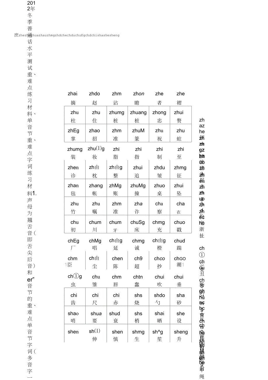 普通话水平测试练习材料2_第1页