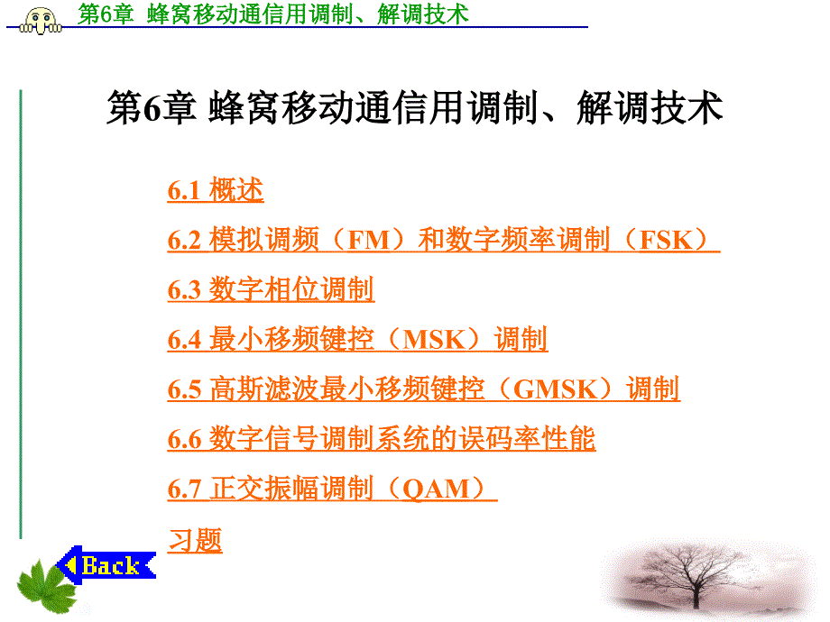 第6章蜂窝移动通信用调制_第1页