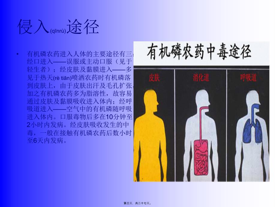 医学专题—有机磷农药中分析_第3页