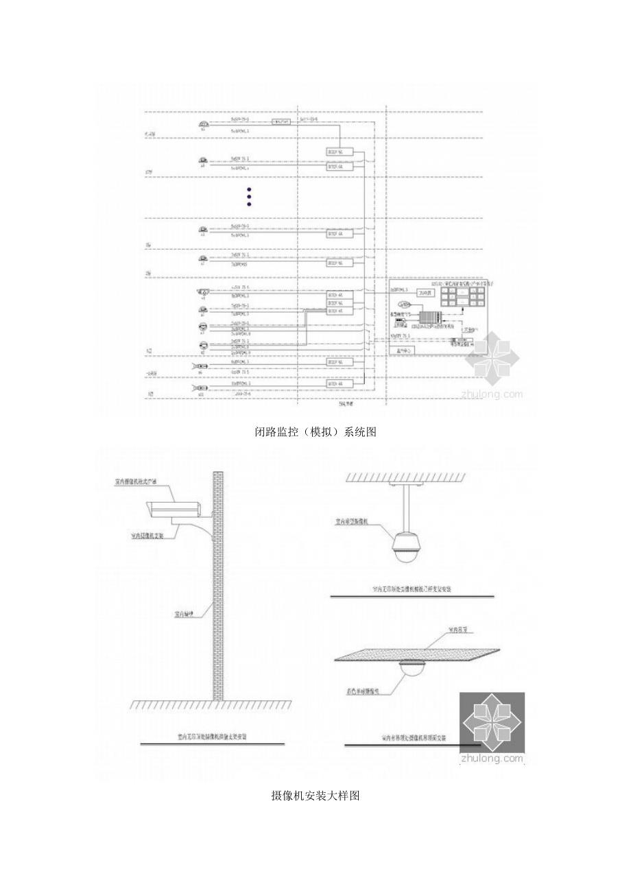 上海商务办公楼弱电智能系统电气施工图纸_第2页