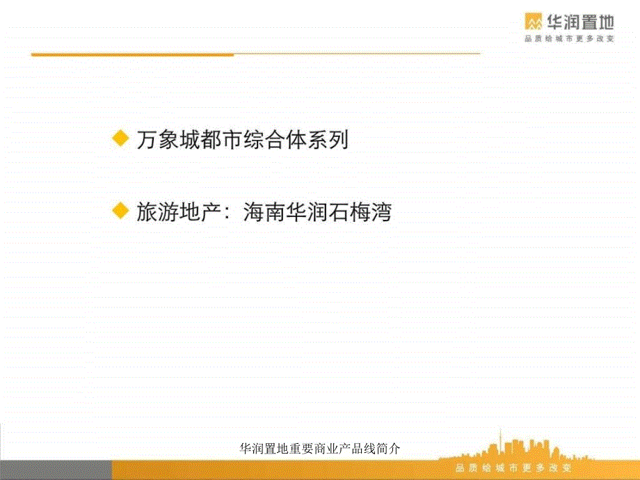 华润置地重要商业产品线简介课件_第2页