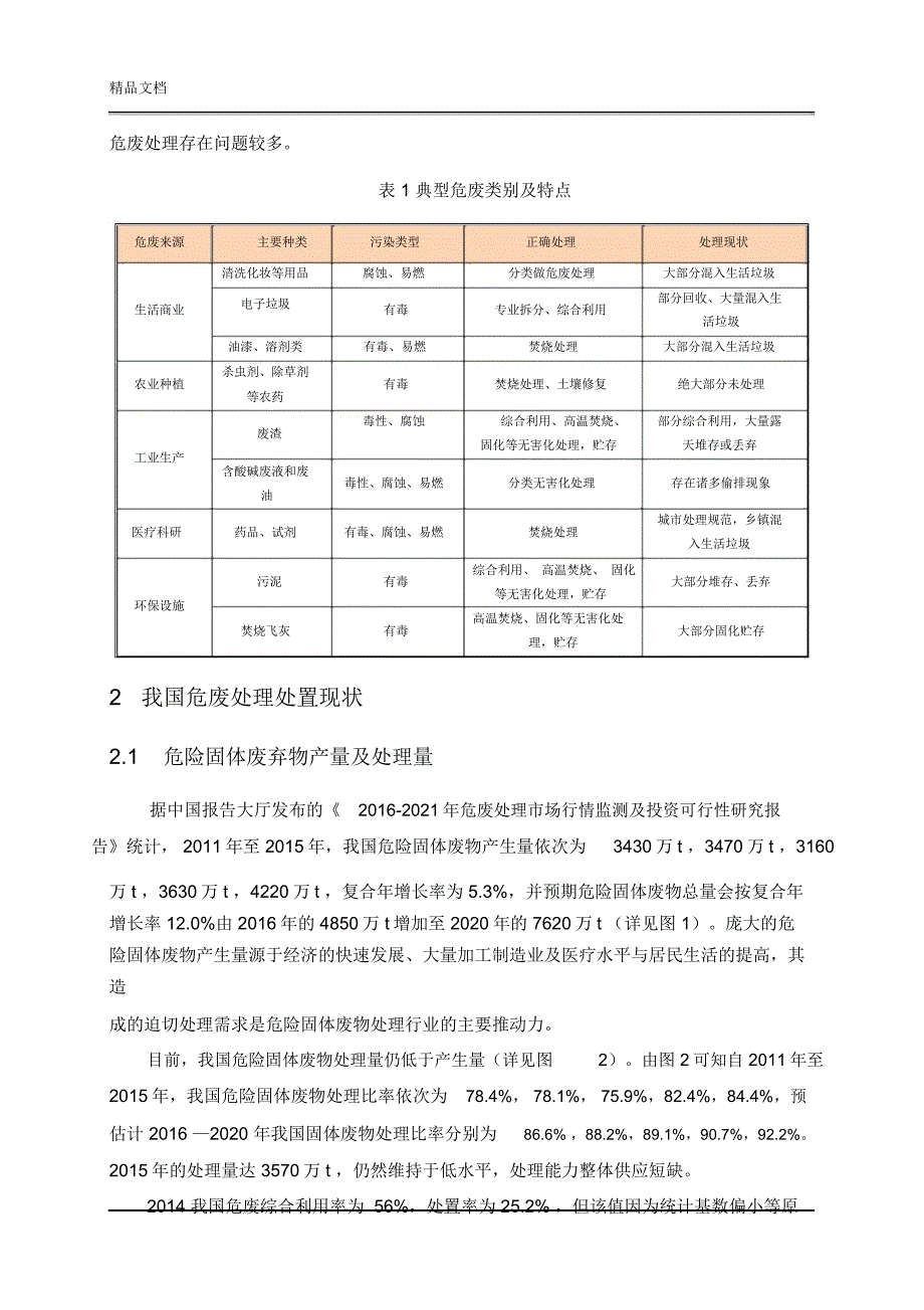 我国危险废弃物处理处置现状调研报告_第4页