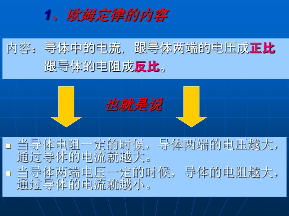 人教版九年级《174欧姆定律及串并联电路规律》课件（21页）_第1页