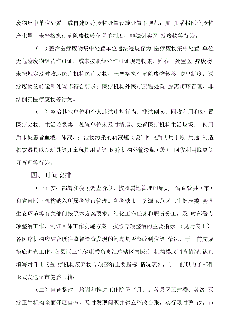 医疗机构废弃物专项治理工作实施方案.docx_第2页