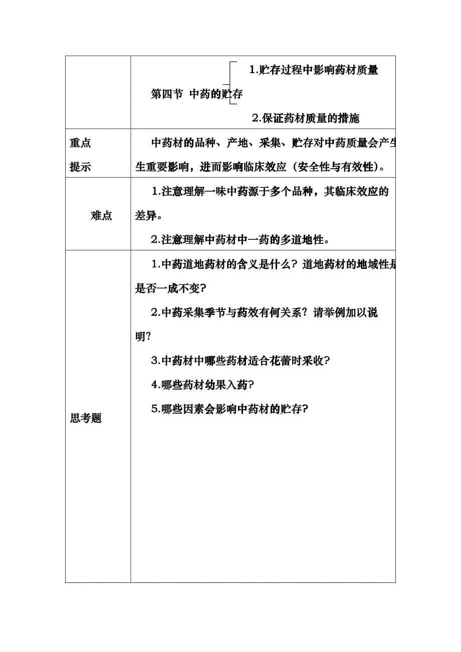 成都中医药大学中药教研室教案bjdz_第5页