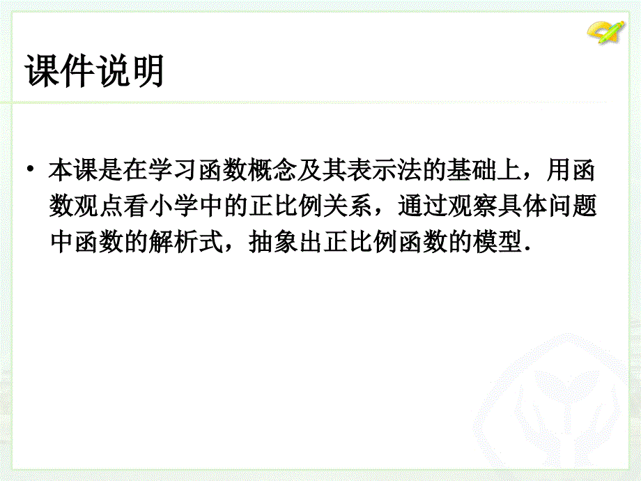 正比例函数的概念第一课时_第2页