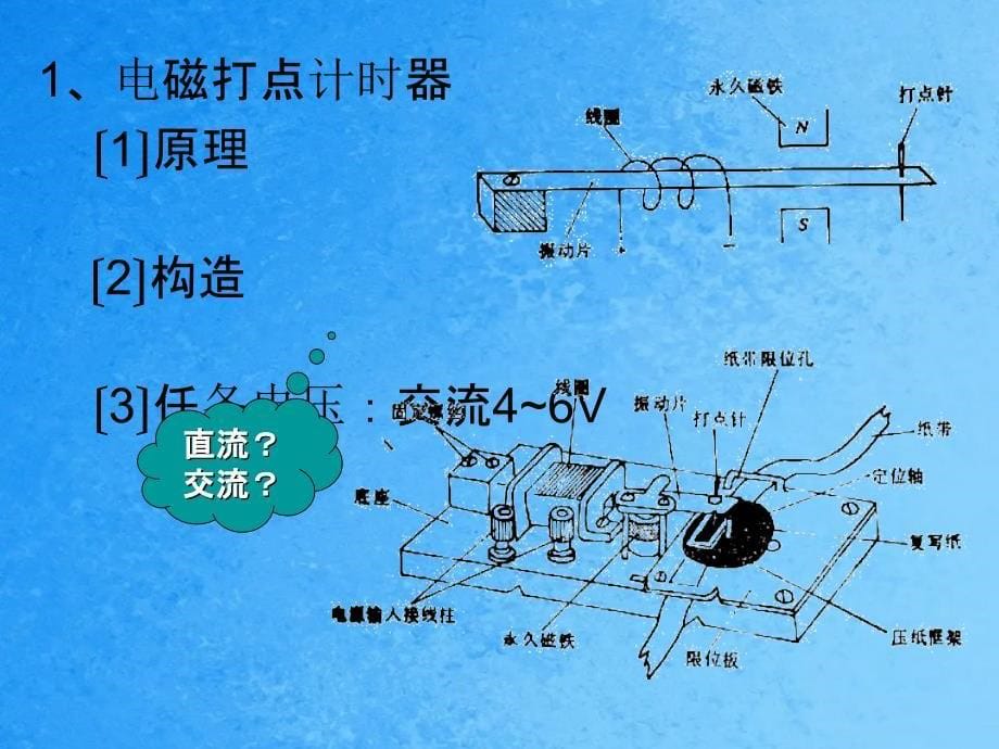 必修11.4实验用打点计时器测速度ppt课件_第5页