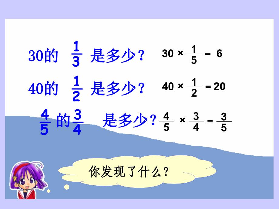 人教版六年级上p17例1分数乘法解决问题(张春梅)_第4页