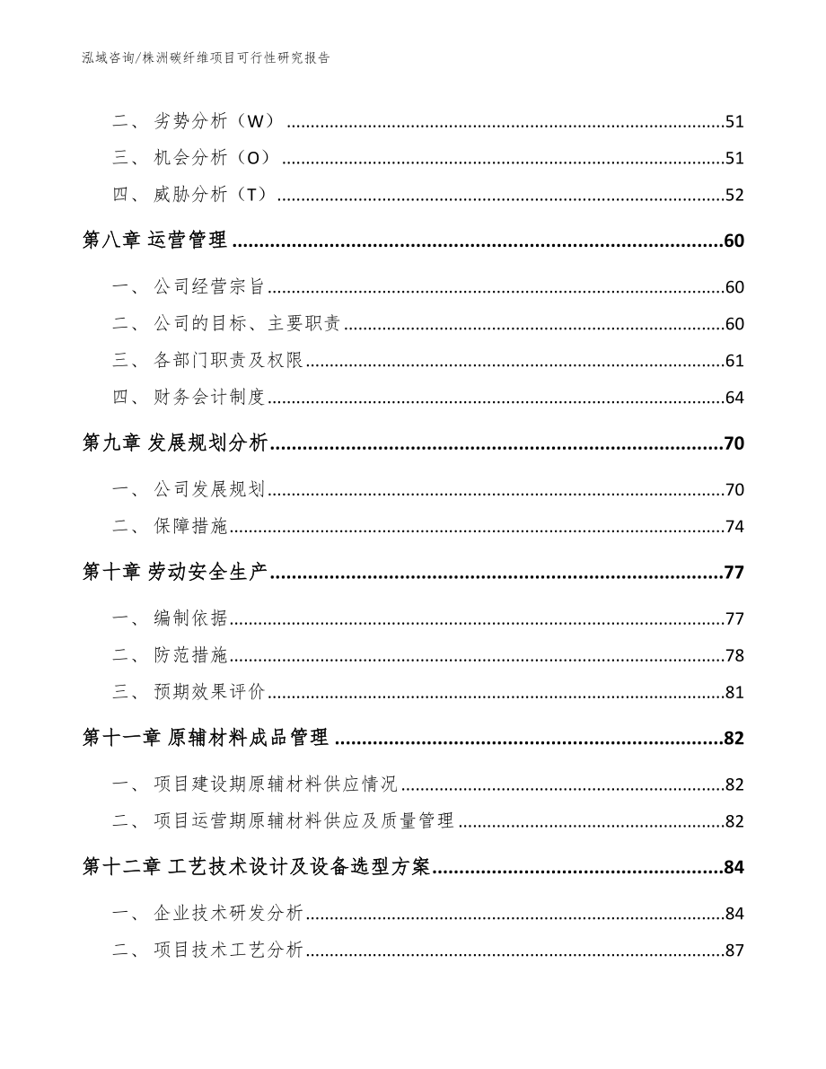 株洲碳纤维项目可行性研究报告_参考模板_第4页