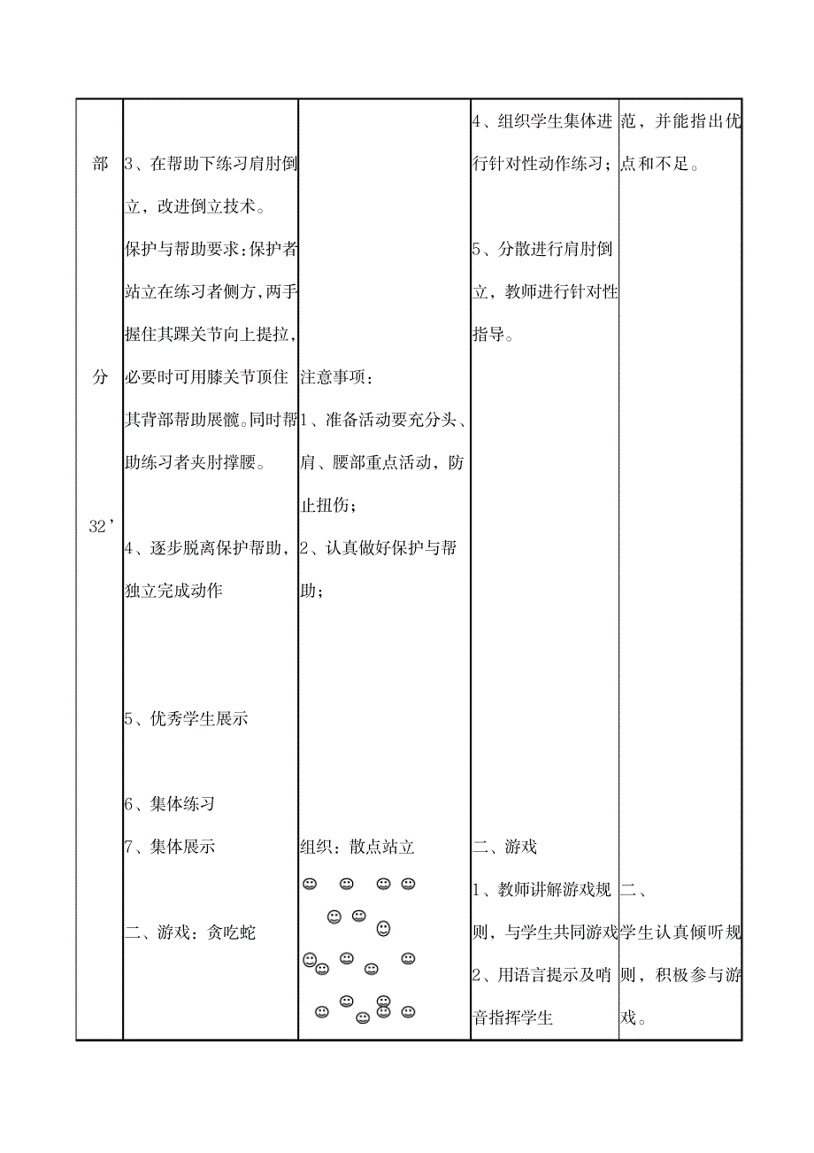 2023年最新小学体育《肩肘倒立》精品教案_第4页