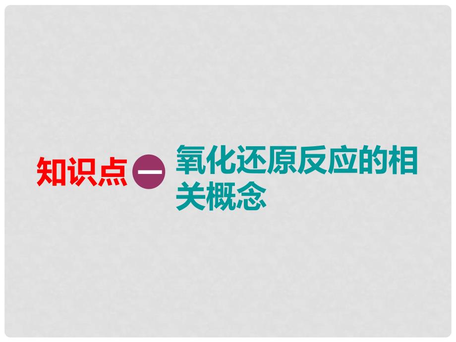 高考化学一轮复习 第一板块 专题二 化学物质及其变化 第三课题 氧化还原反应 第1课时 夯实基础课课件_第4页