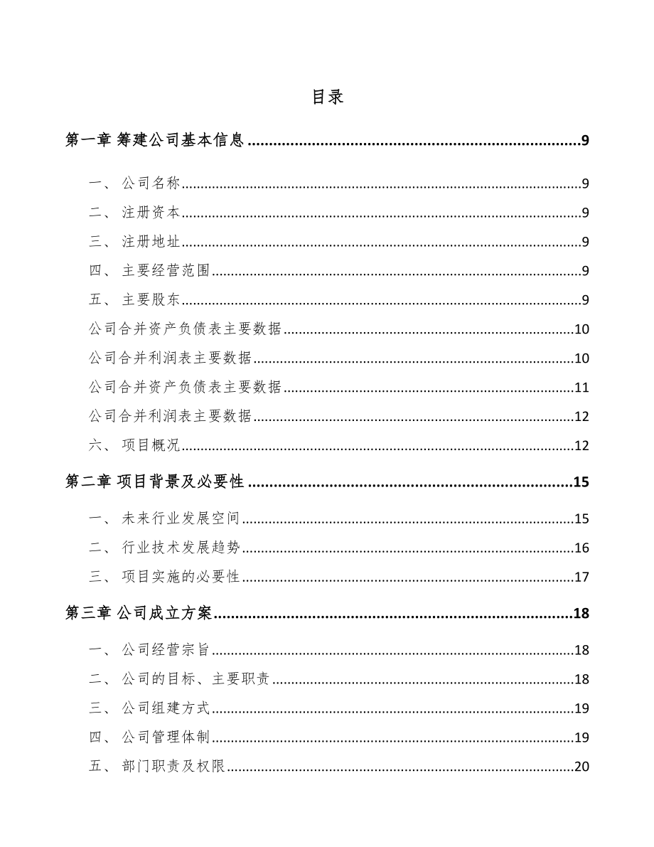 长沙关于成立隧道施工智能装备公司可行性研究报告_第2页