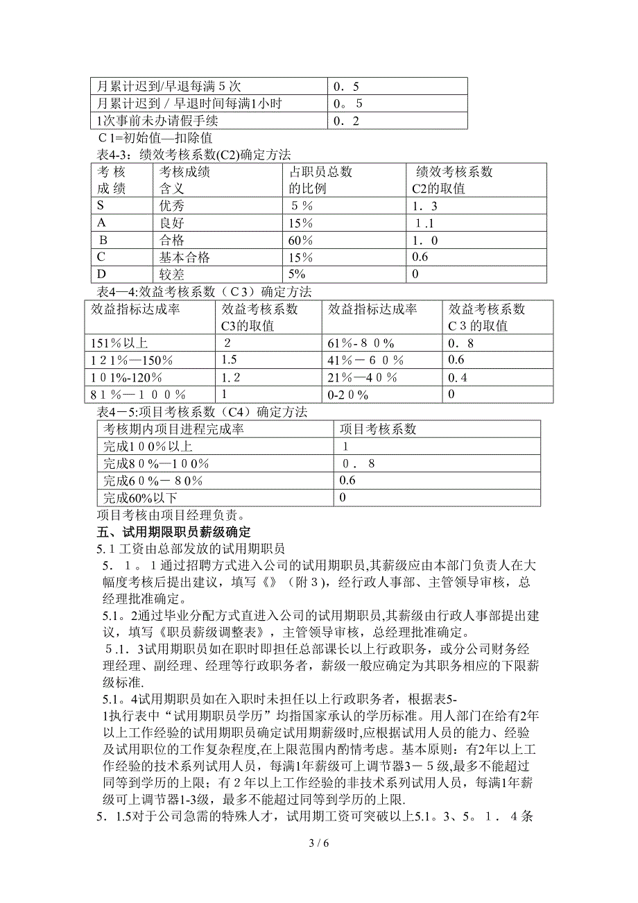 TCL有限公司薪酬制度_第3页