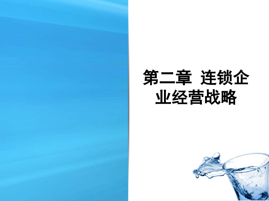 连锁企业经营战略教材_第1页