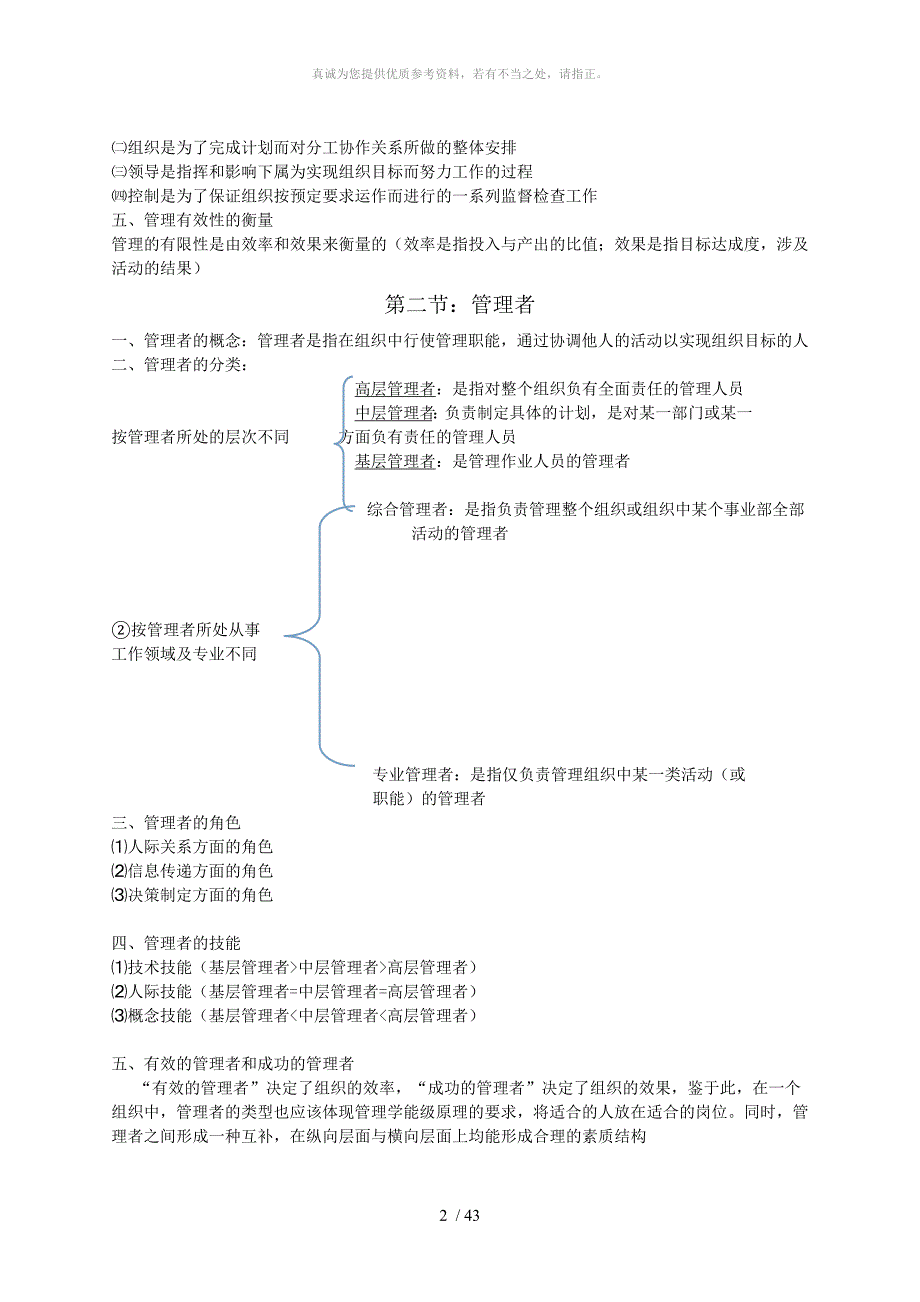 2018管理学原理知识点总结_第2页