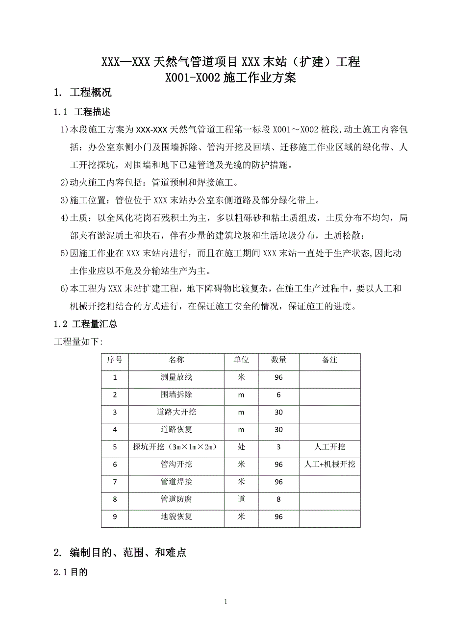 出站管线施工方案.doc_第1页