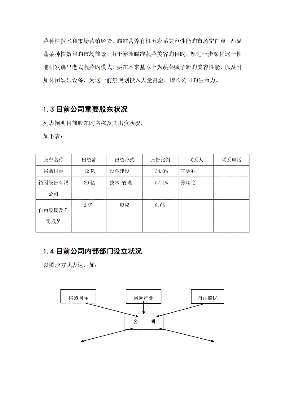 绿色有机蔬菜策划书_第5页