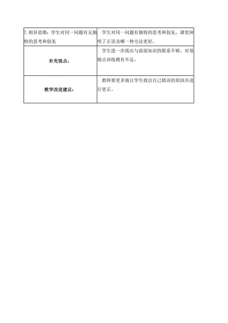 【学员】苗新亮课堂观察记录表单_第5页