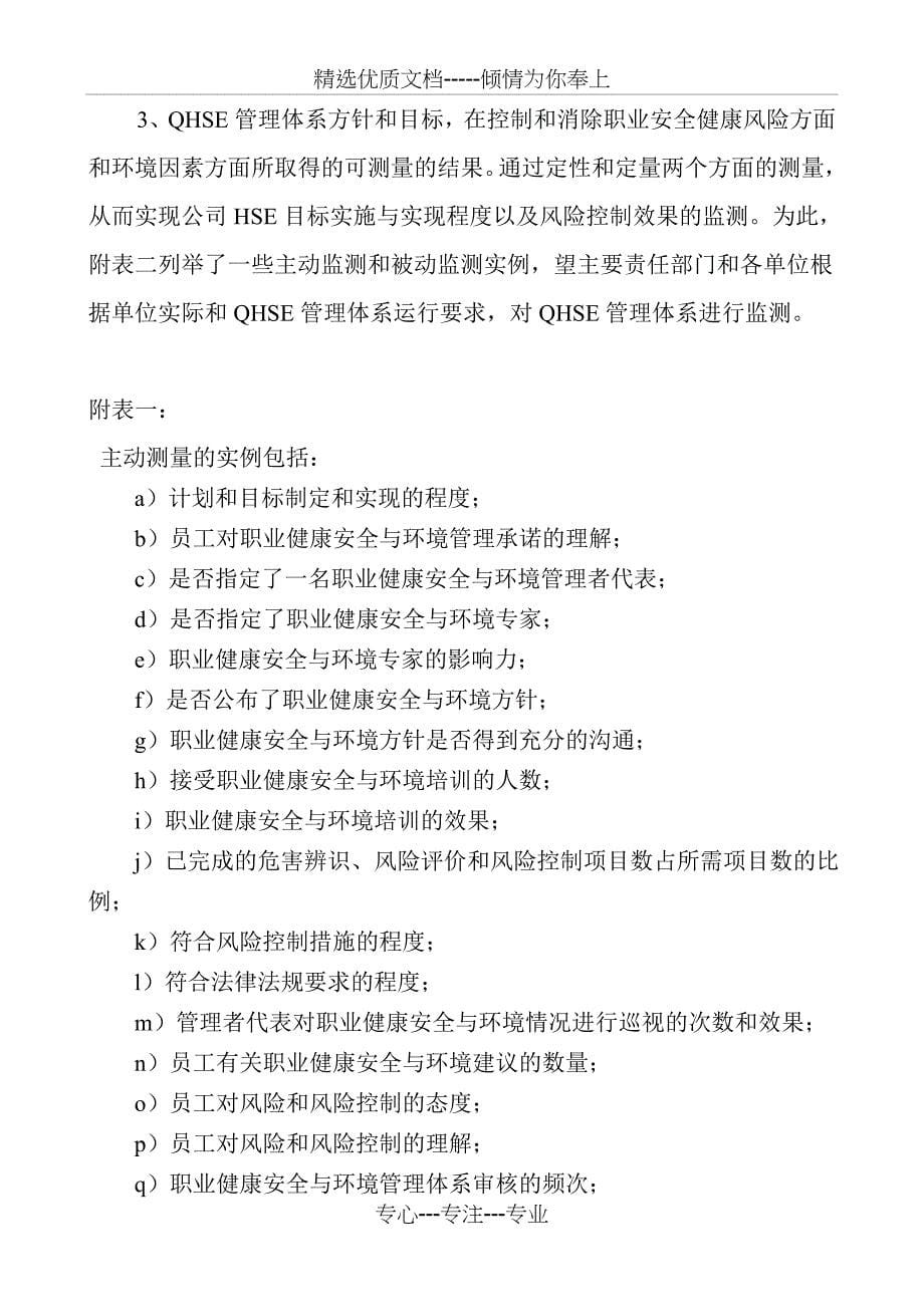 2013年绩效监测计划和检查记录资料_第5页