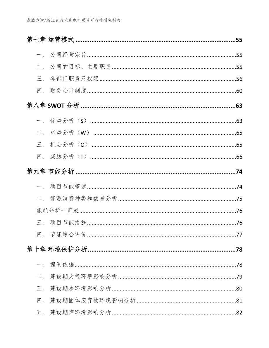 浙江直流无刷电机项目可行性研究报告（模板范本）_第3页