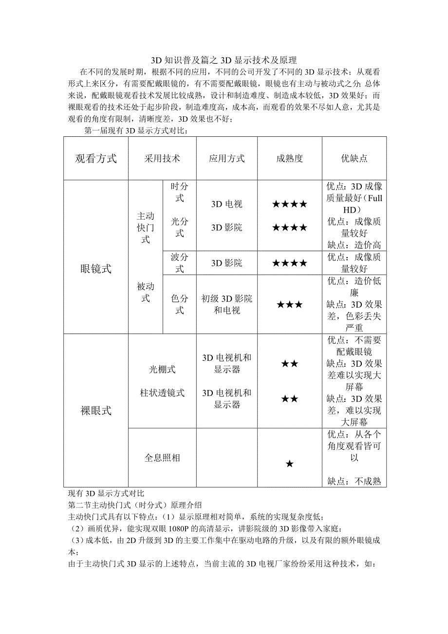 3D显示技术及原理.doc_第1页