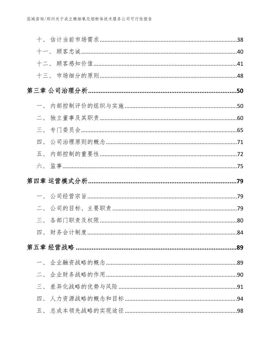 郑州关于成立精细氧化铝粉体技术服务公司可行性报告（范文参考）_第2页