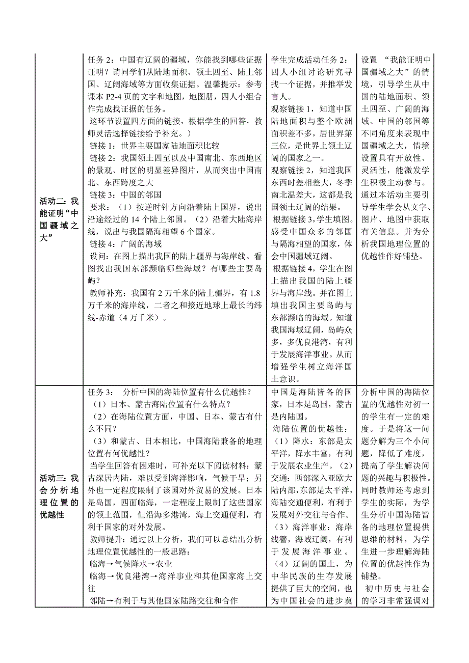 《辽阔的疆域》教学设计_第2页