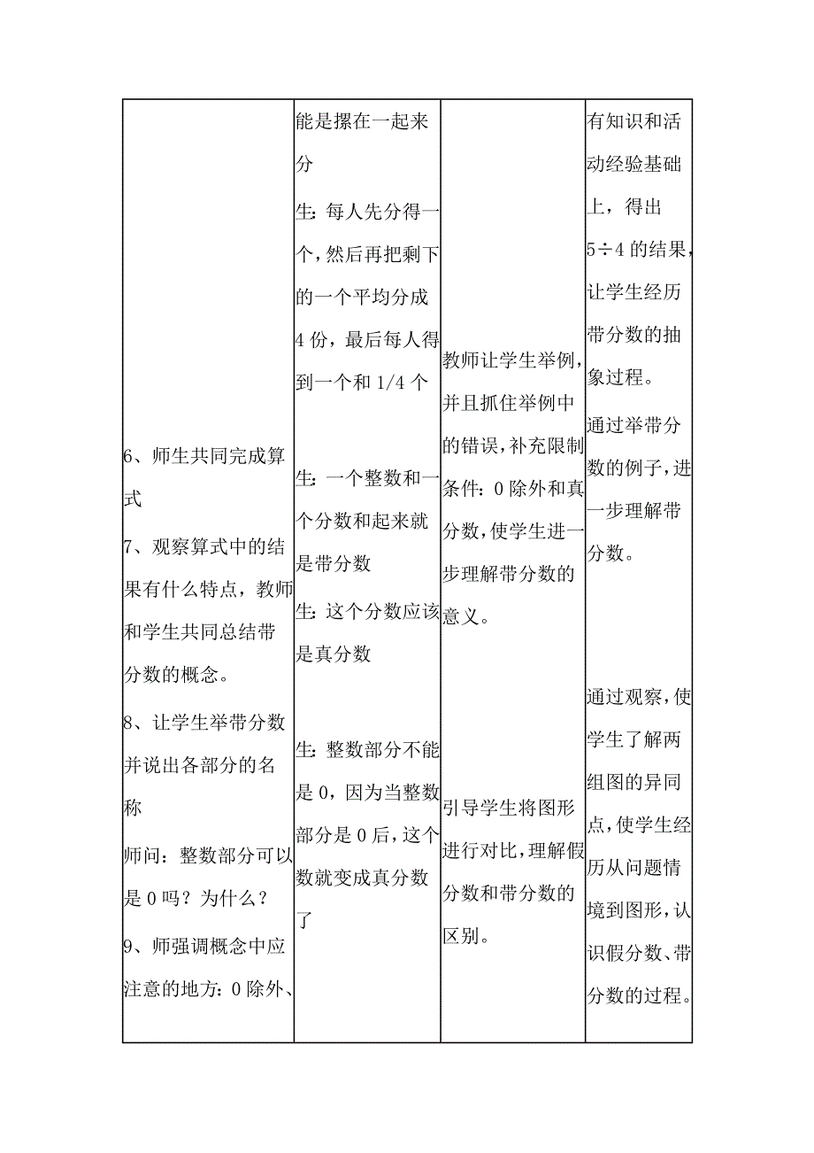 《真分数、假分数、带分数》教学设计[3].doc_第4页