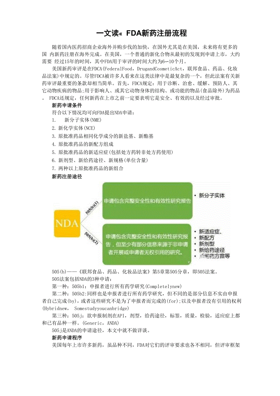 一文读懂FDA新药注册流程_第1页