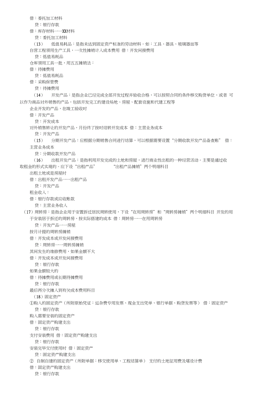 房地产企业主要会计科目_第3页