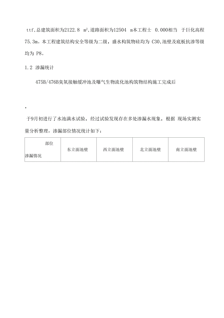 水池结构渗漏处理方案样本_第4页