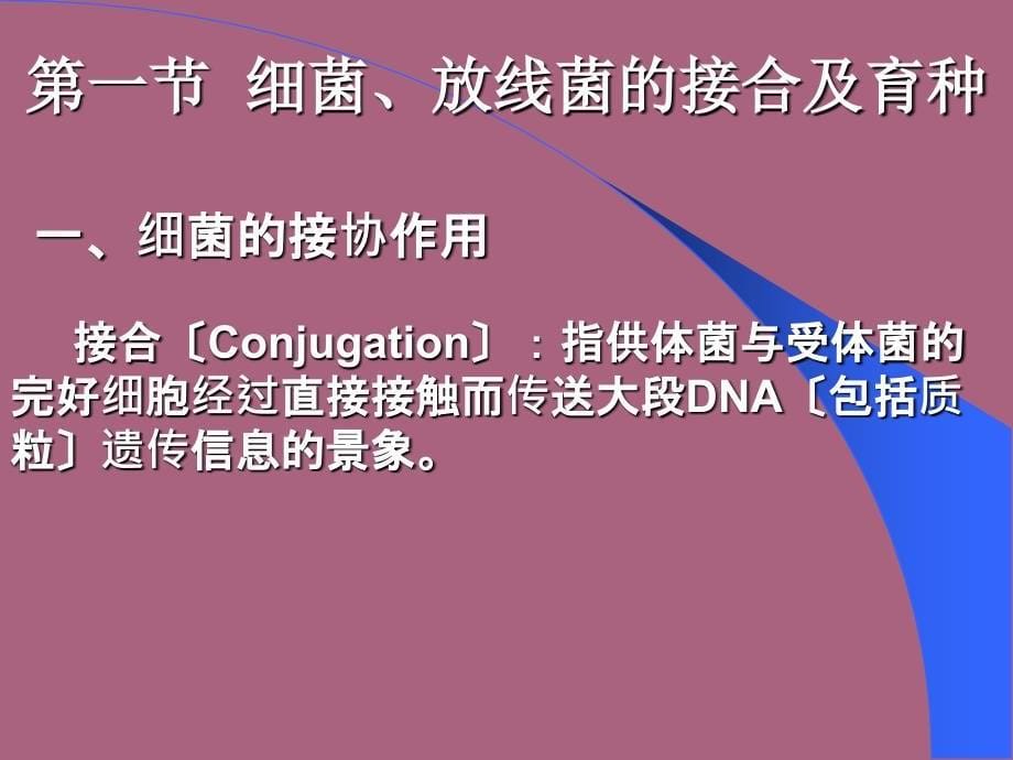 微生物遗传育种课件基因重组与育种ppt课件_第5页