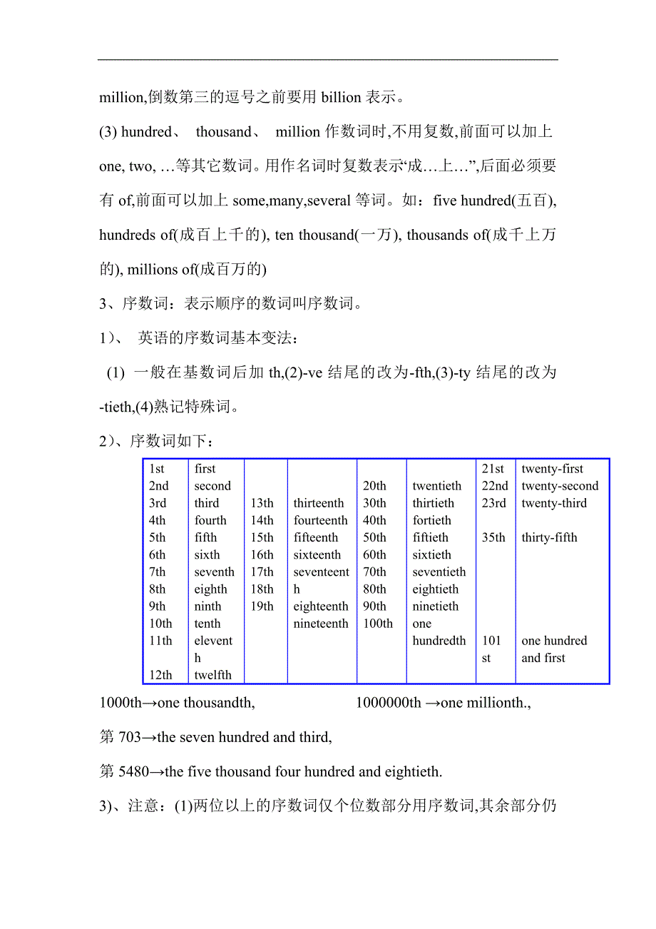 初中英语语法数词_第2页