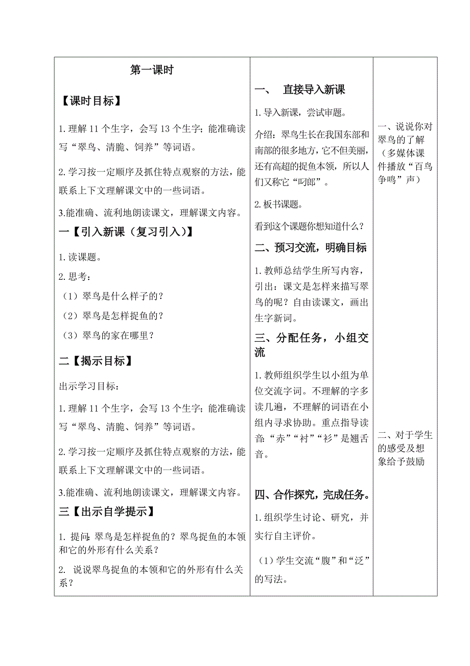 《翠鸟》第一课时_第2页