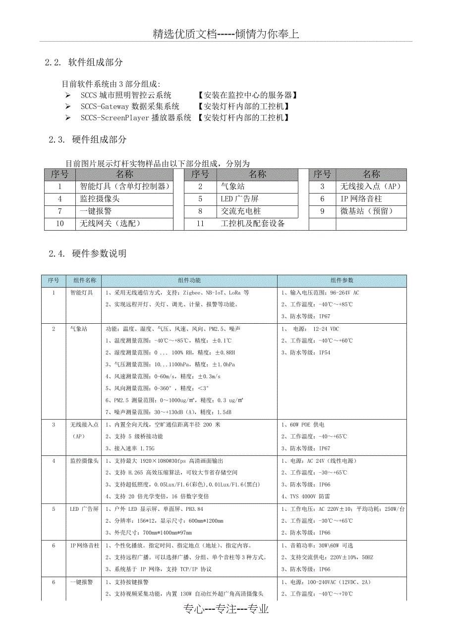 智慧灯杆设计规划与5G基站布点方案书_第5页