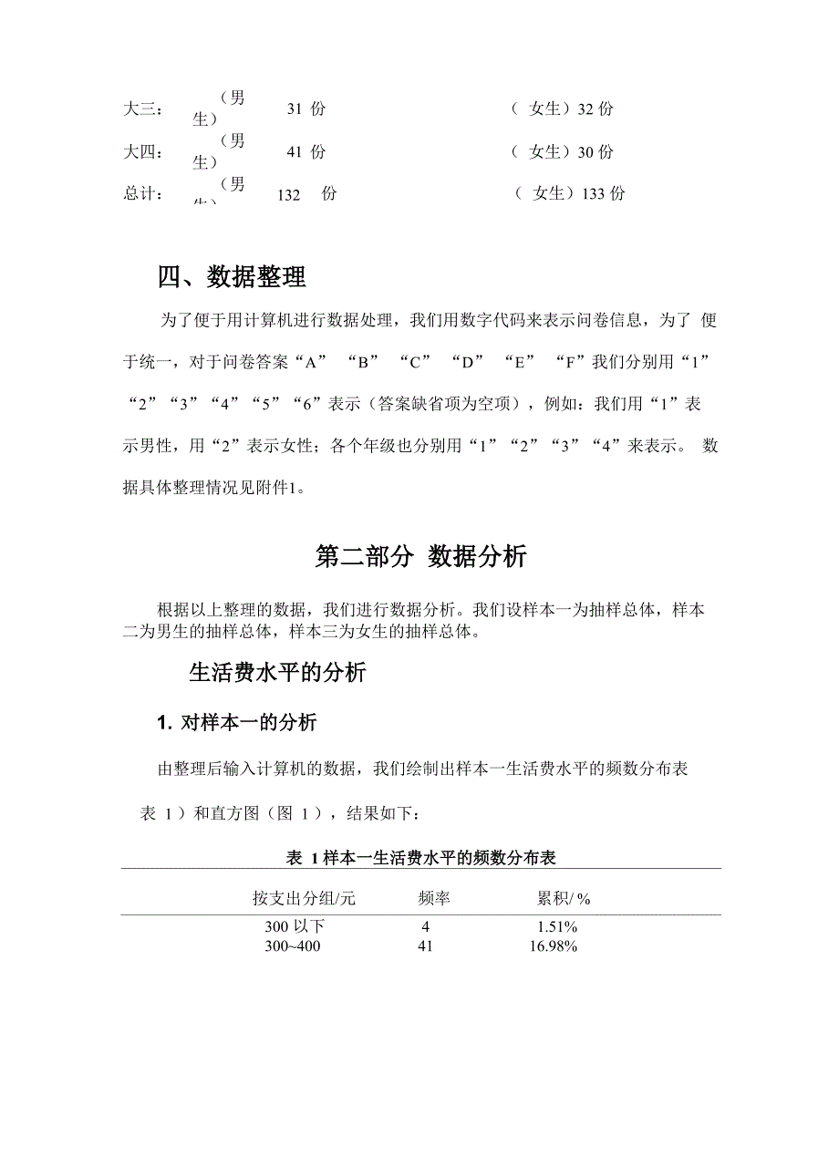 《应用统计学》实习报告参考案例_第5页