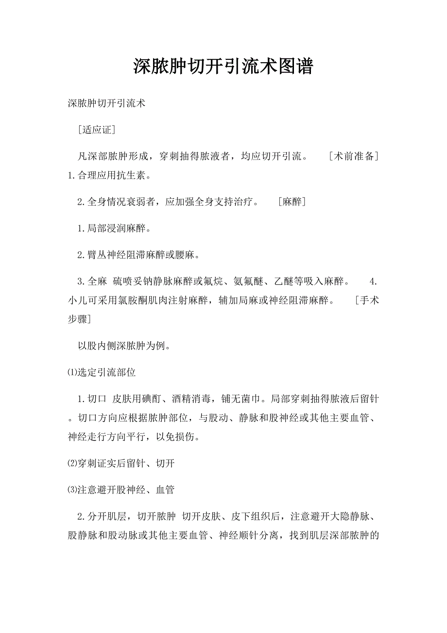 深脓肿切开引流术图谱_第1页