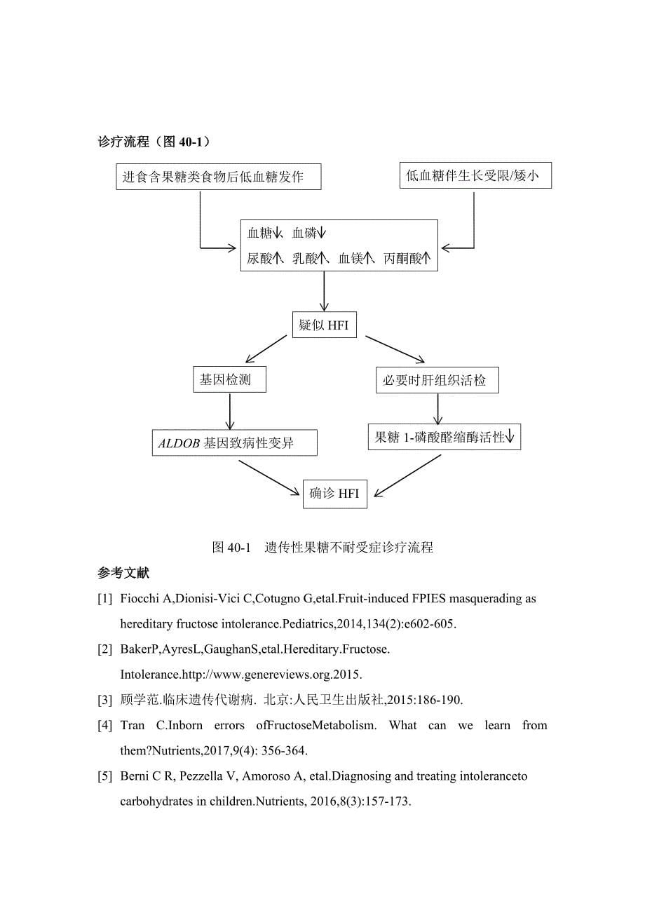 遗传性果糖不耐受症诊疗指南_第5页