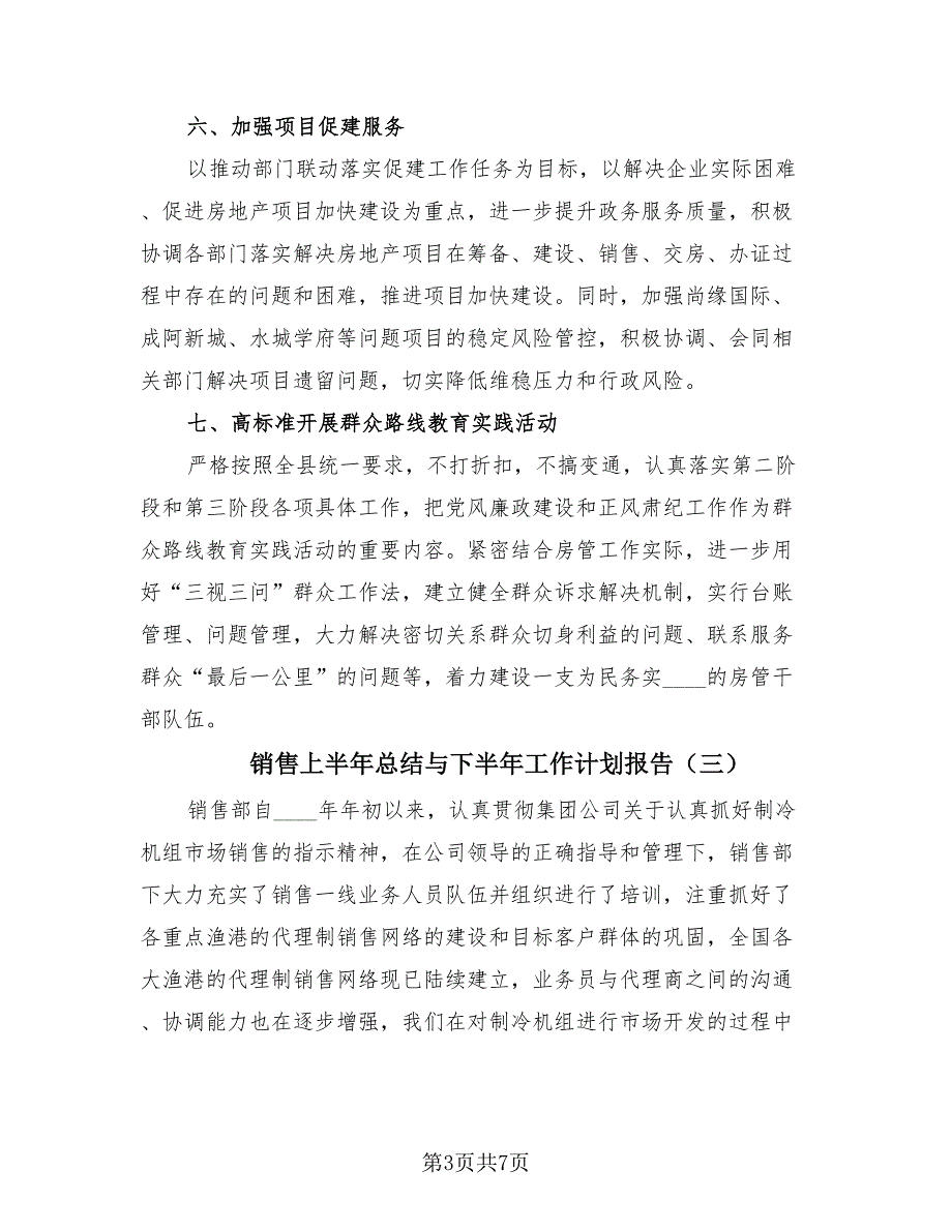 销售上半年总结与下半年工作计划报告（3篇）.doc_第3页