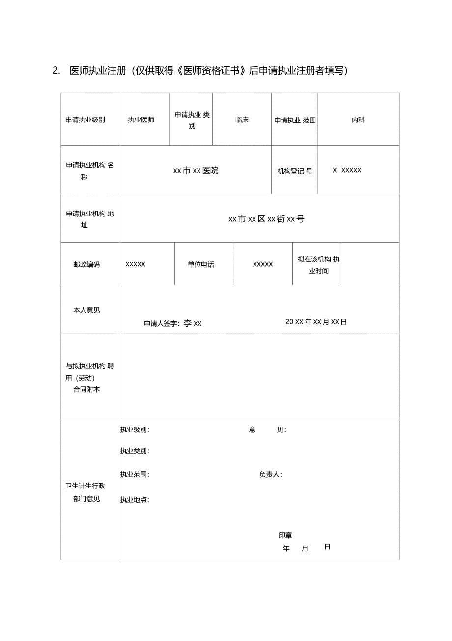 医师执业变更执业多机构备案取消备案_第5页