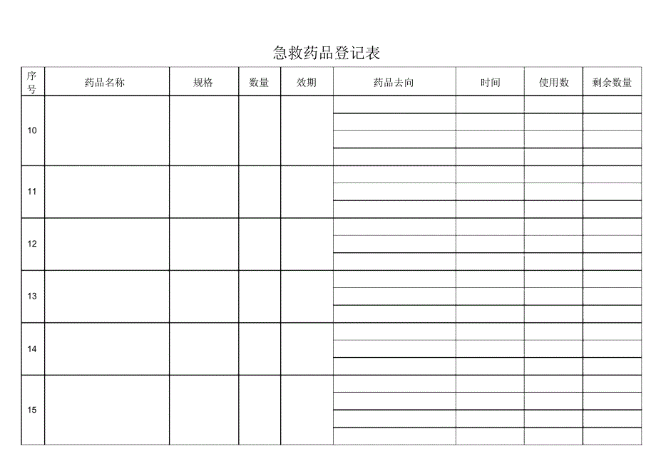 急救药品登记本_第3页