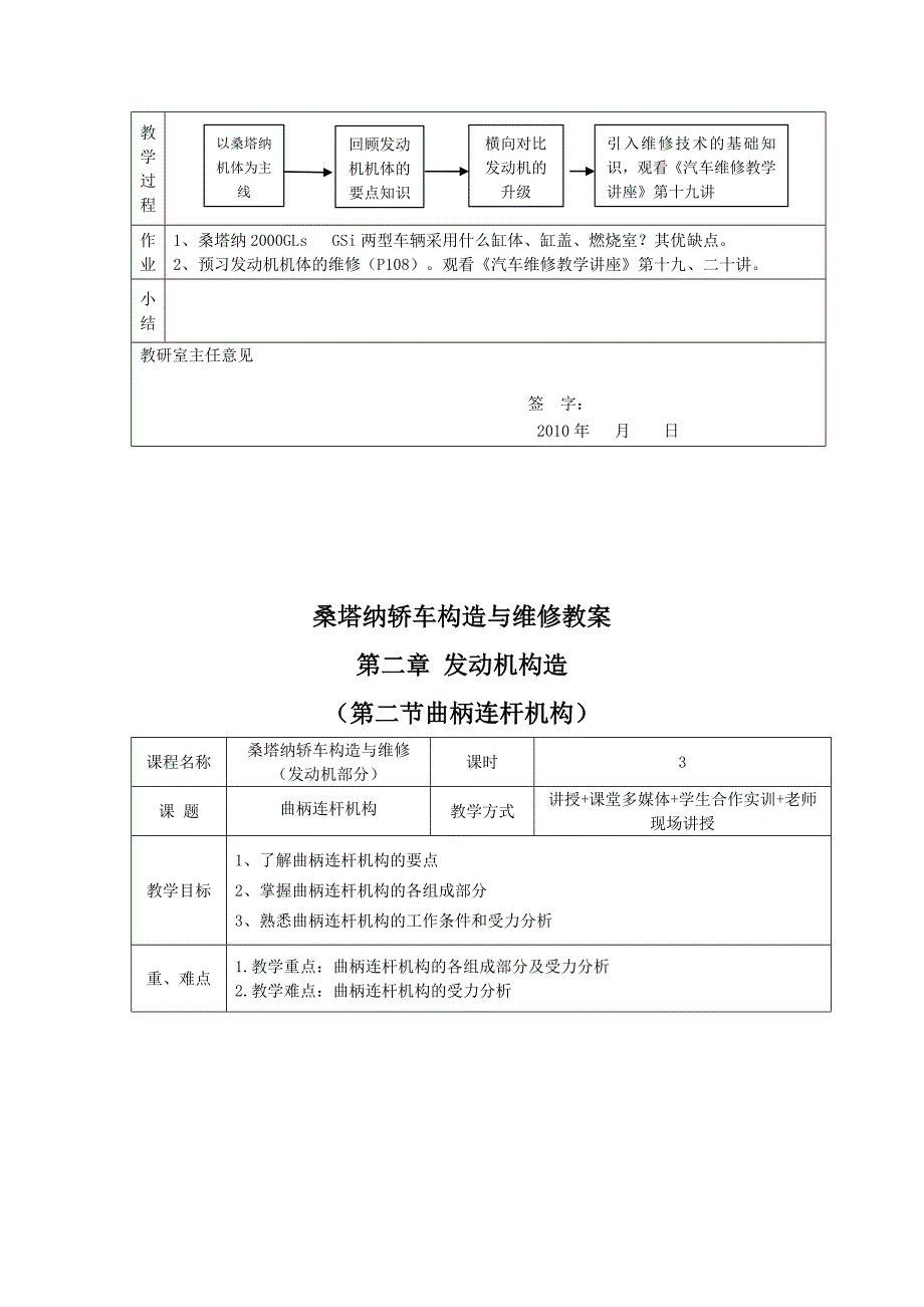 桑塔纳轿车构造与维修(发动机部分)教案_第4页