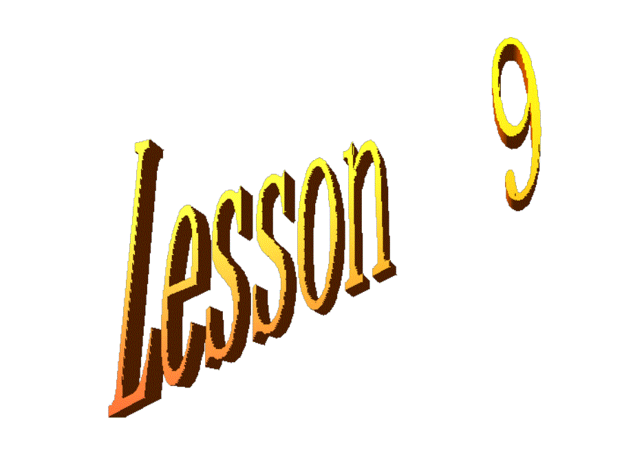 冀教版英语八年级上册Lesson9课件_第1页