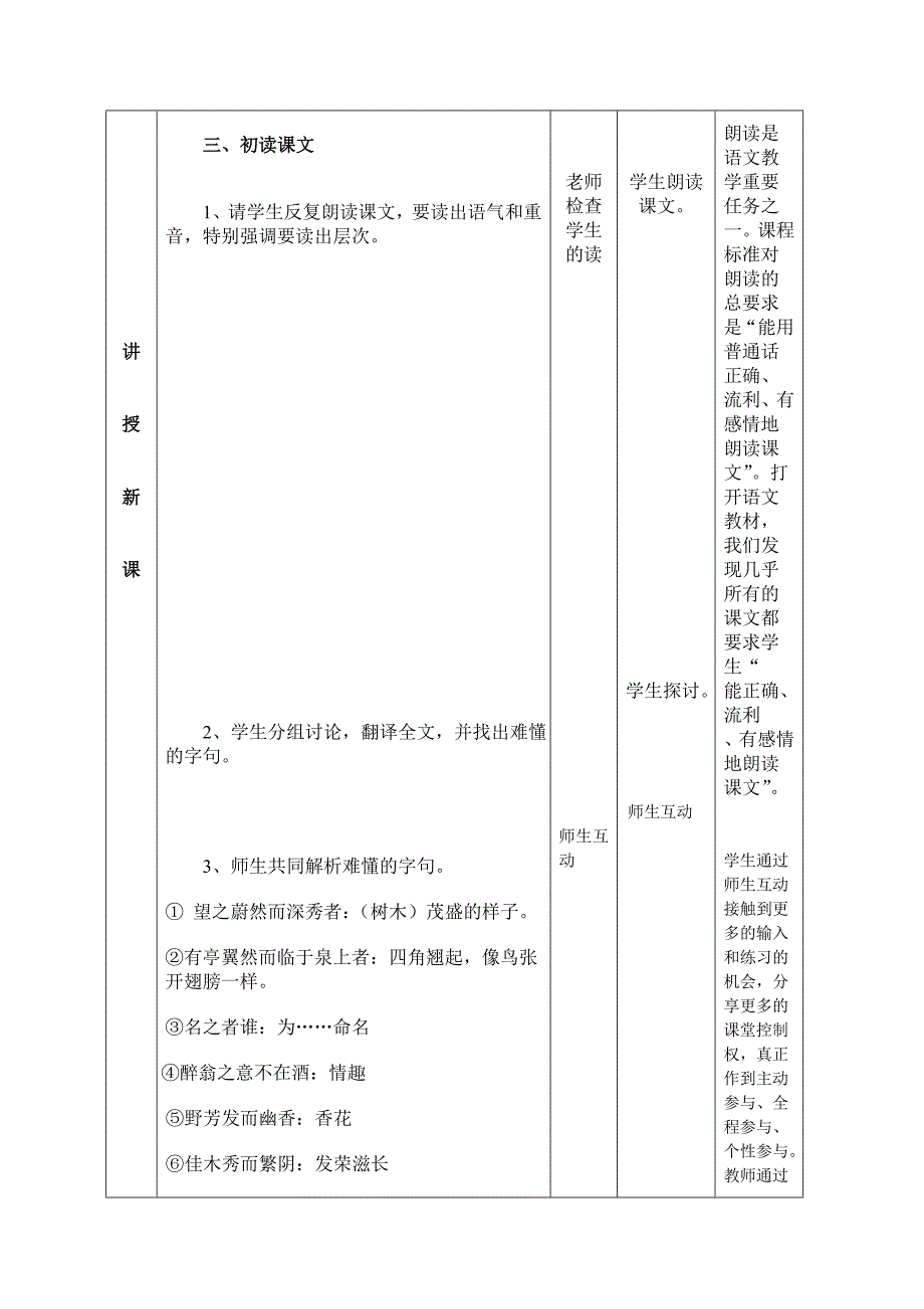 醉翁亭记教案设计和教学反思_第3页