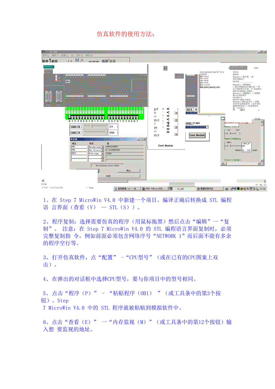 仿真软件的使用方法_第1页