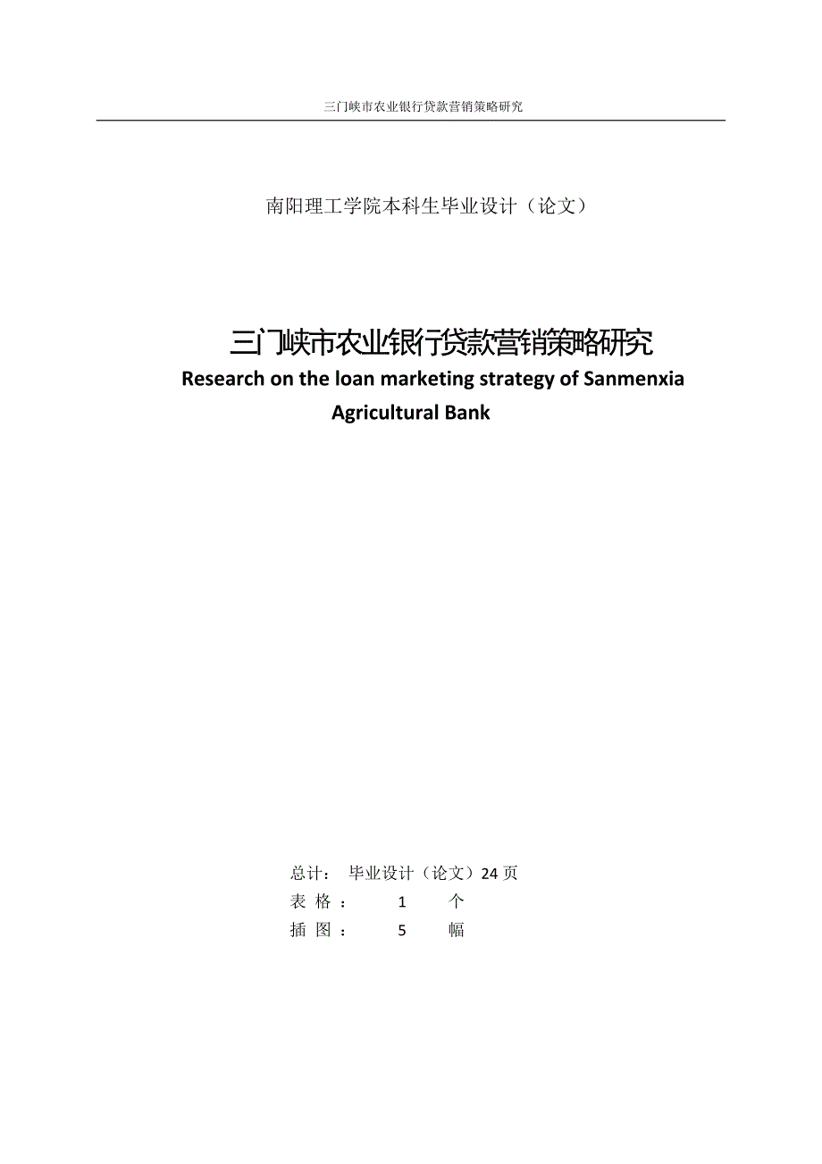 第一部分三门峡市农业银行贷款营销策略研究_第2页