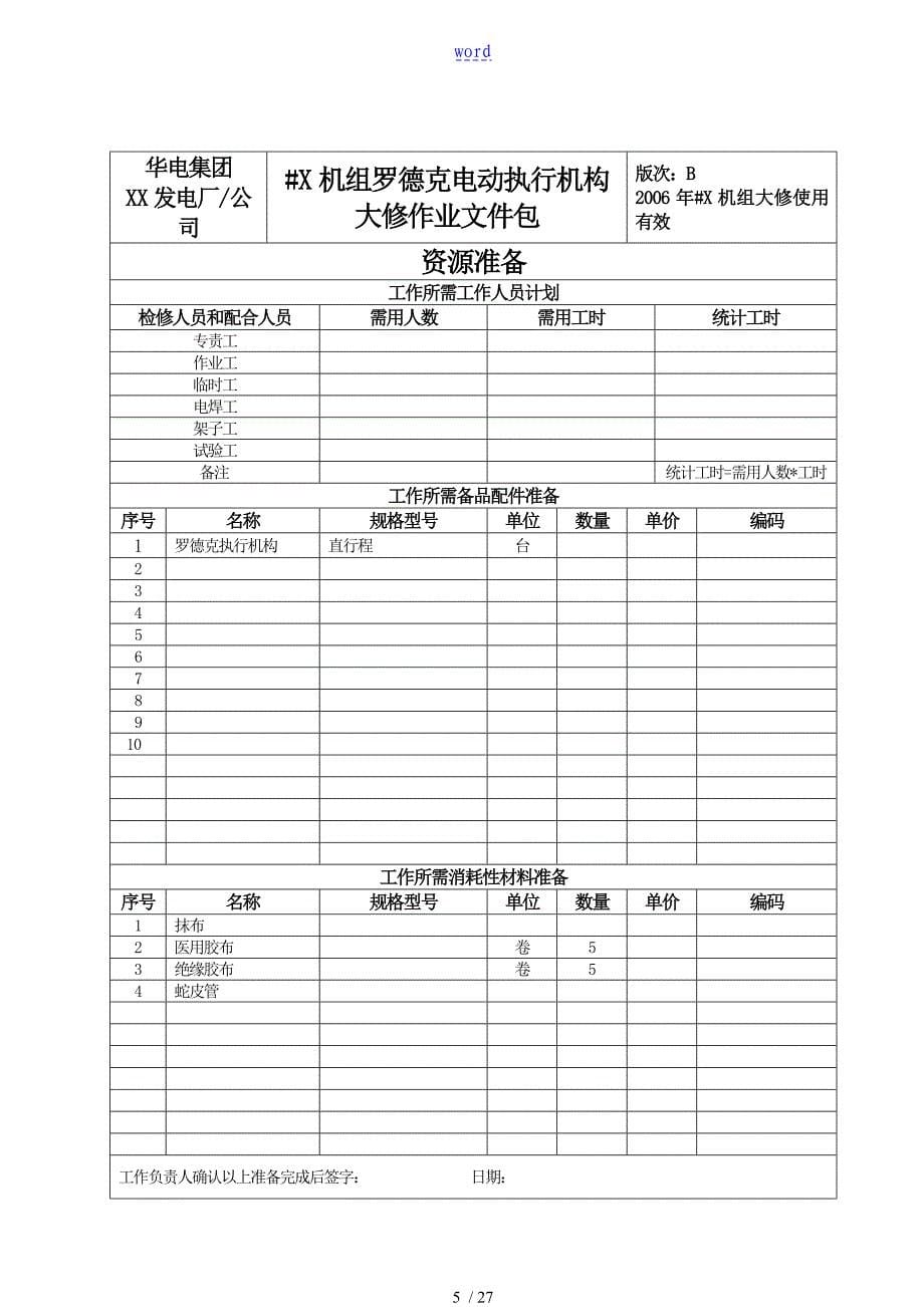 罗德克电动执行机构检修文件资料包_第5页