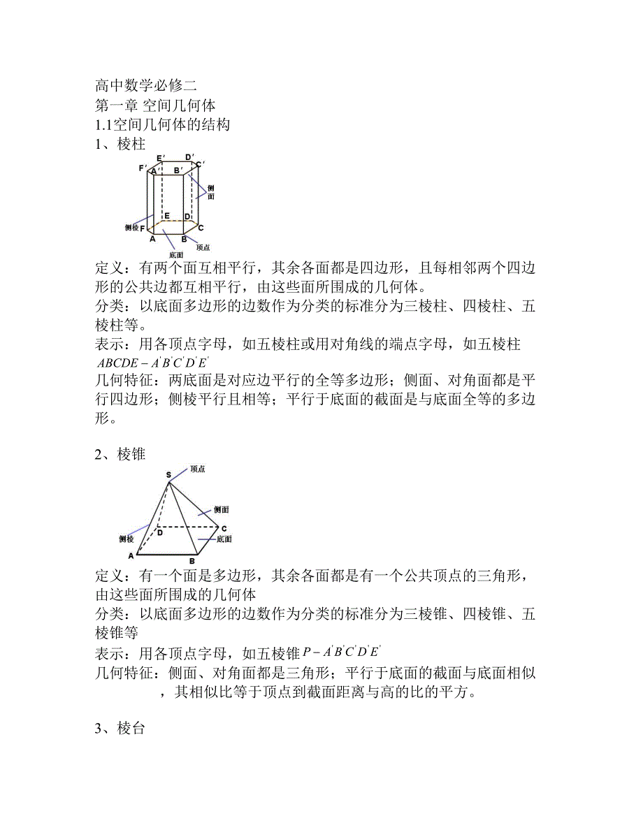 (完整word版)高中数学必修二知识点总结.doc_第1页